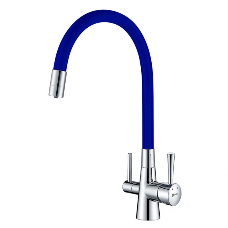 Смеситель для кухни Lemark Comfort LM3075C-Blue c подключением к фильтру питьевой водой