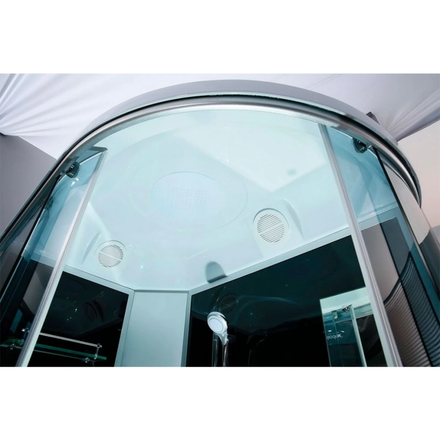 Душевая кабина 120x80 Erlit ER3512TPL-C4-RUS левая тонированное стекло с высоким поддоном - фото 1