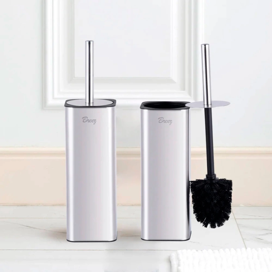 Ерш туалетный Breez TB001 сталь, напольный - фото 8