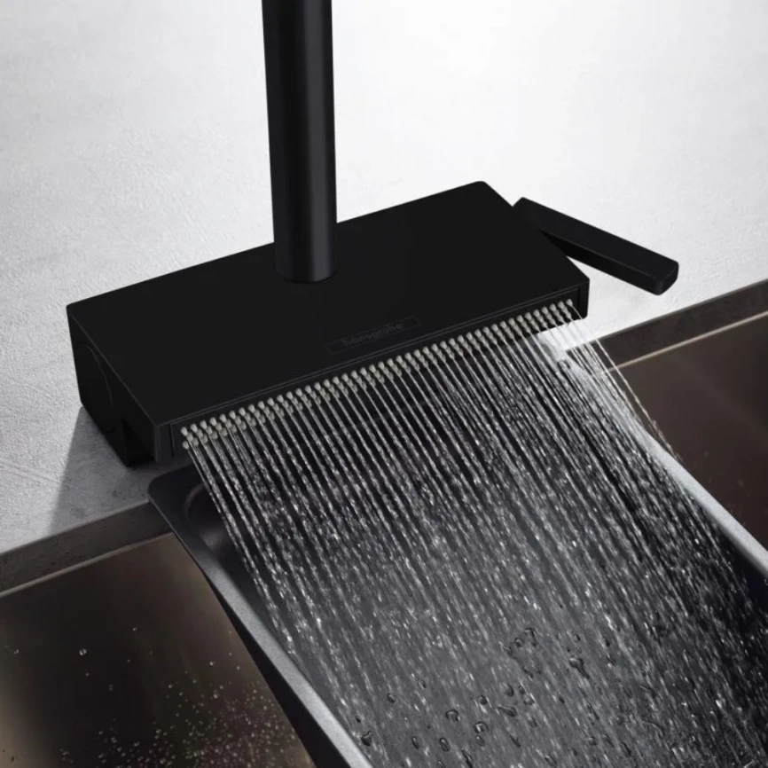 Смеситель для кухни Hansgrohe Aquno Select M81 73836670 с вытяжным душем - фото 4