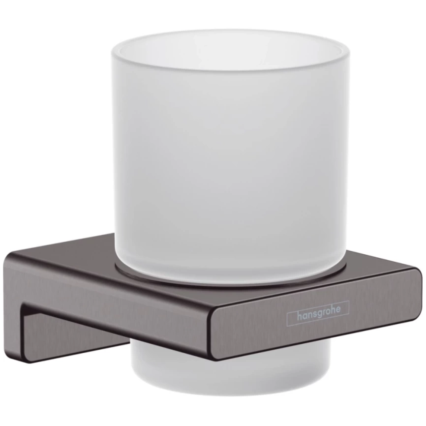 Подстаканник для зубных щёток Hansgrohe AddStoris 41749340, черный хром
