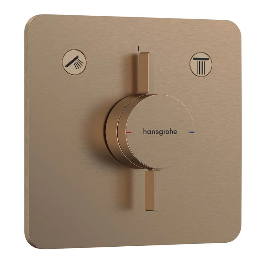 Смеситель для душа Hansgrohe DuoTurn Q 75414140 бронза