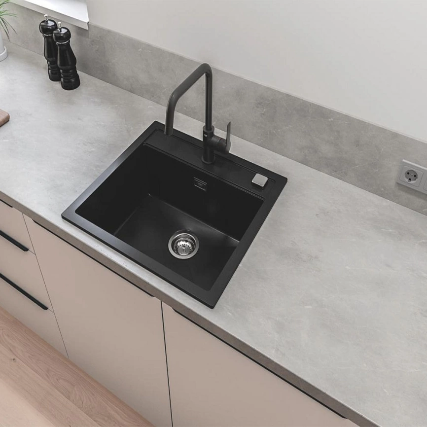Смеситель для кухни Grohe Start 304702430, черный - фото 4