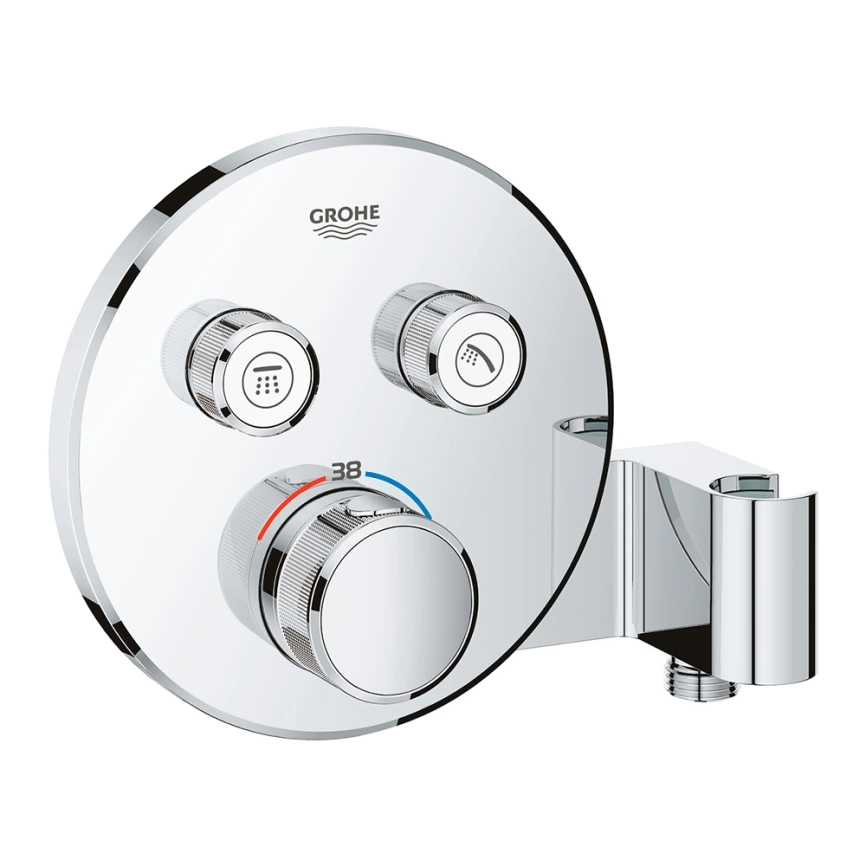 Внешняя часть смесителя для душа Grohe Grohtherm SmartControl 29120000 хром