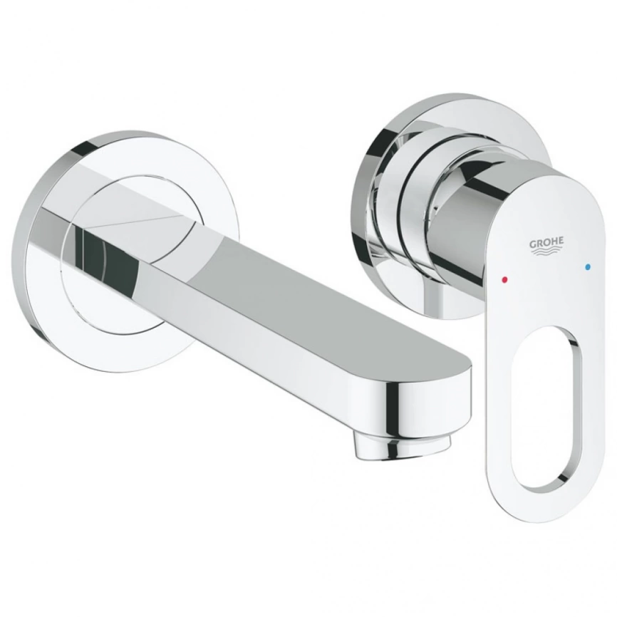 Смеситель для раковины Grohe BauLoop 20289000 настенный, хром