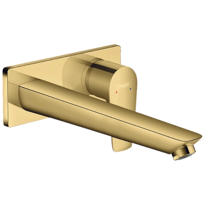 Смеситель для раковины Hansgrohe Talis E 71734990 настенный, золото