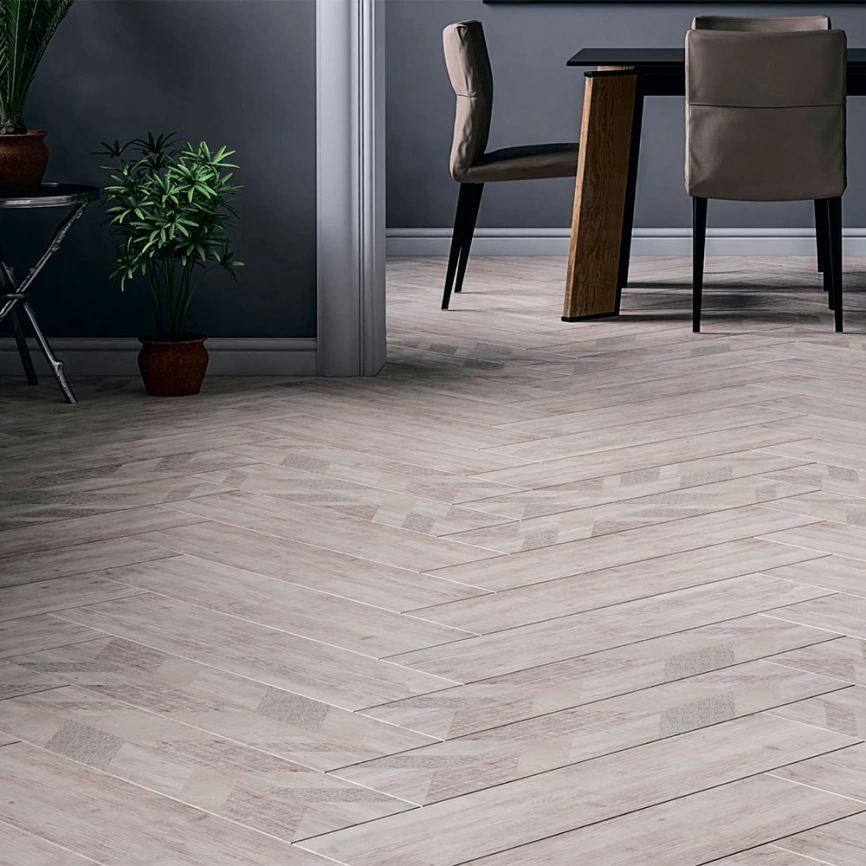 Керамогранит напольный 80x20 Progres Melani Mix 780864 коричневый - фото 2
