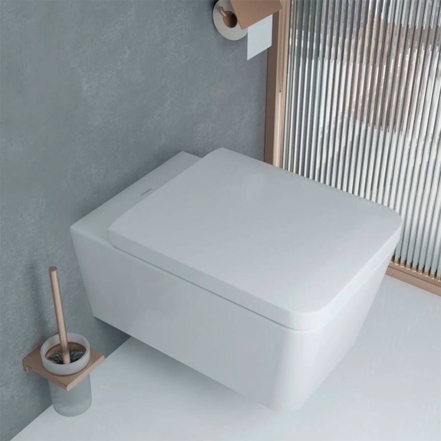 Унитаз подвесной Hansgrohe EluPura Q 60194450 с сиденьем - фото 5