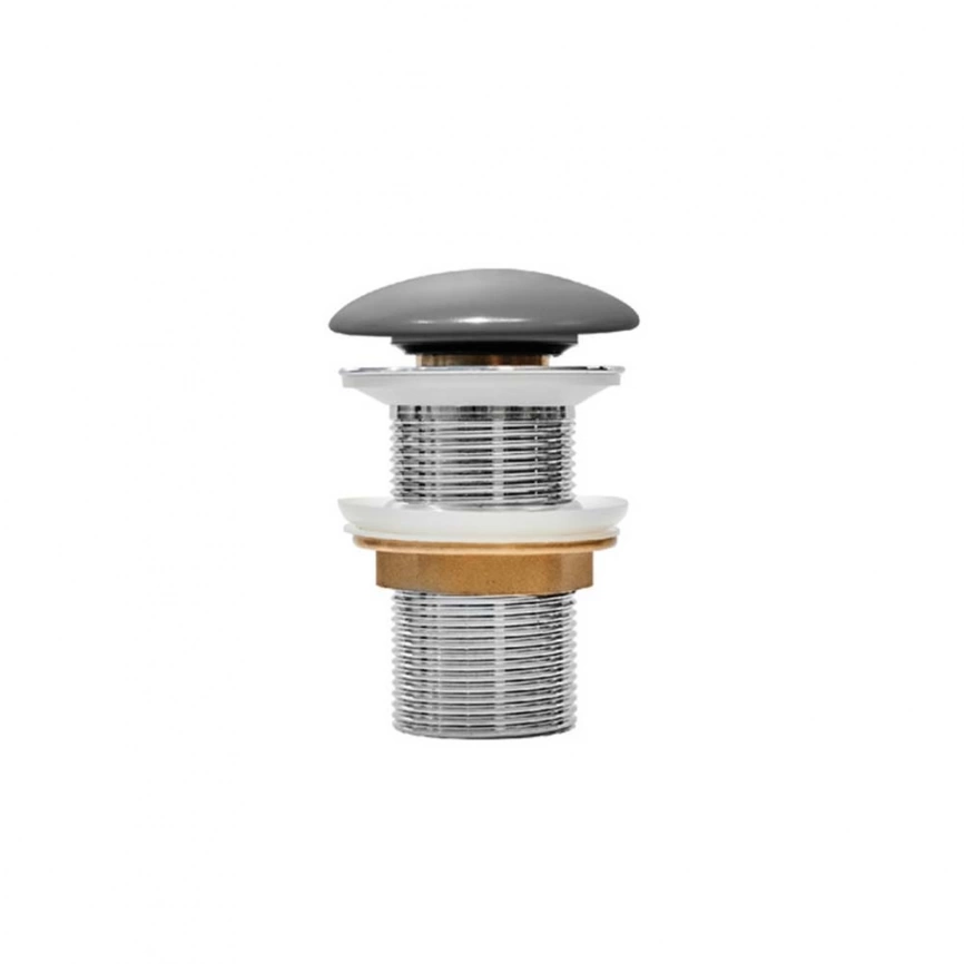 Донный клапан для раковины Iddis Optima Home OPHGM00i88, серый