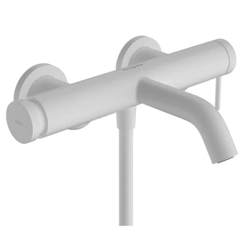 Смеситель для ванны Hansgrohe Tecturis S 73422700, белый