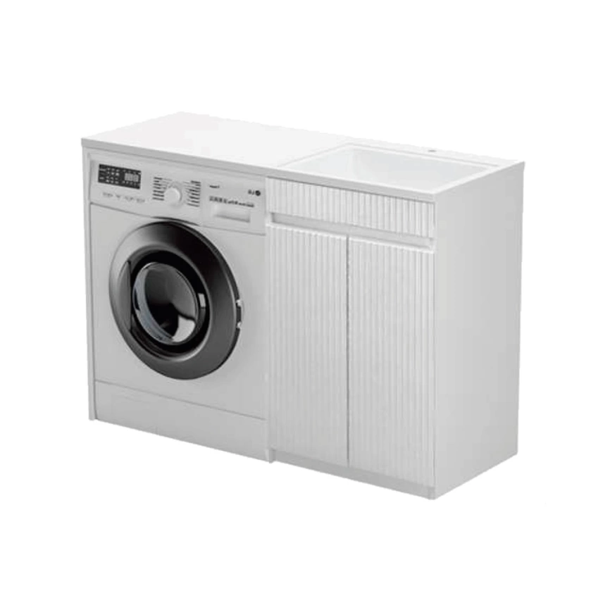 Тумба с раковиной напольная Волна 120Н правая, белая