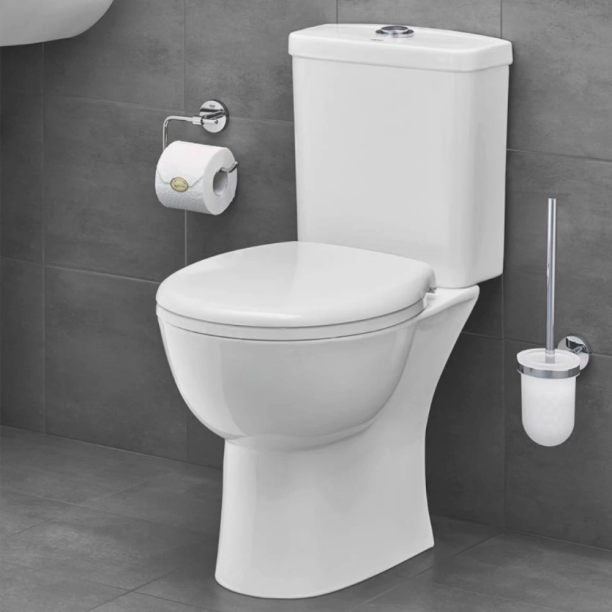 Напольный унитаз Grohe Bau Ceramic, безободковый - фото 1