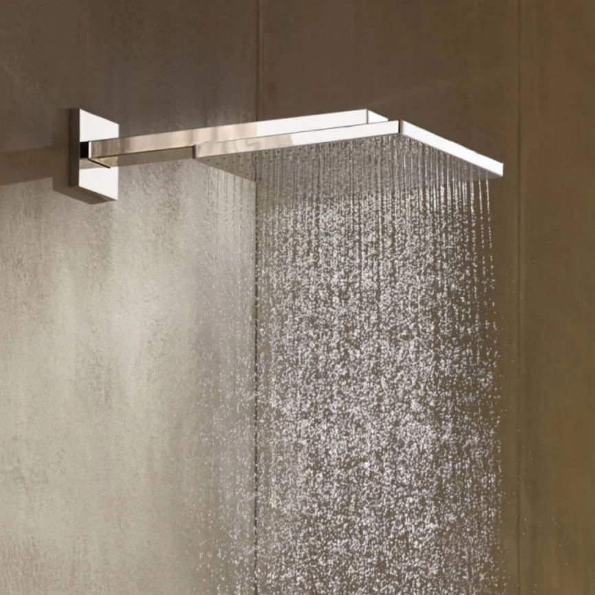 Лейка для верхнего душа Hansgrohe Raindance E 300 1jet 26238990 золотая - фото 2