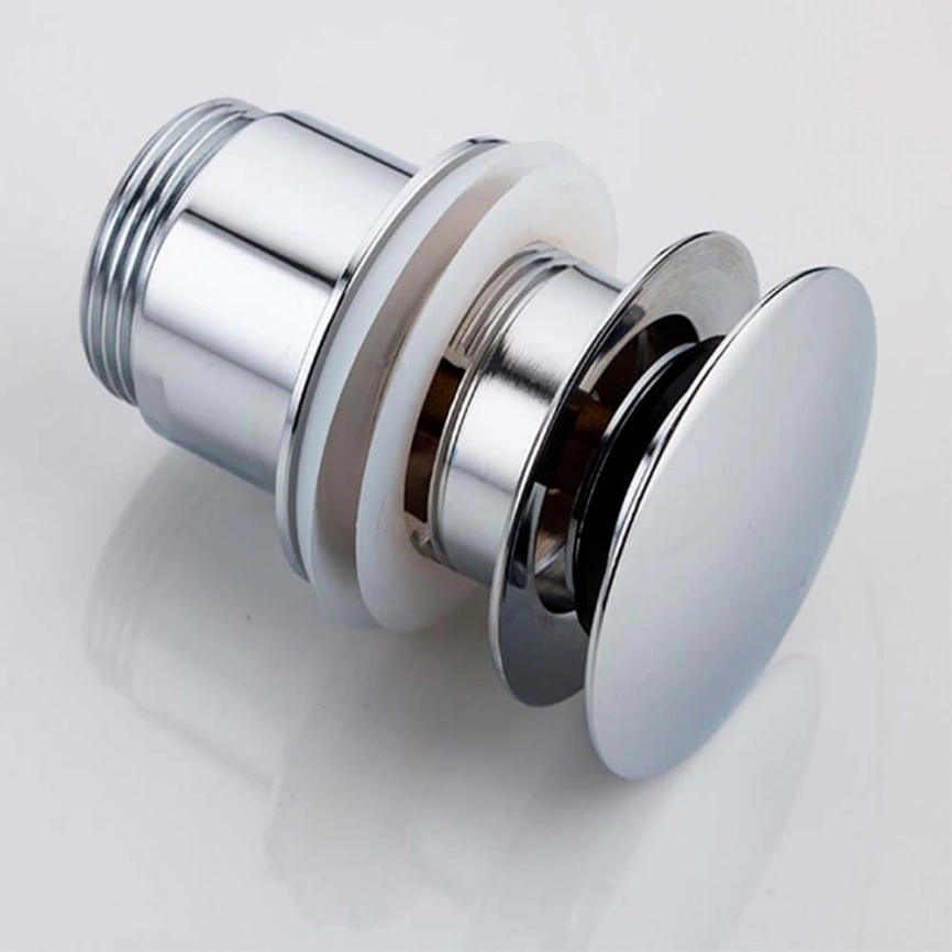 Донный клапан для раковины Frap F60, хром - фото 1