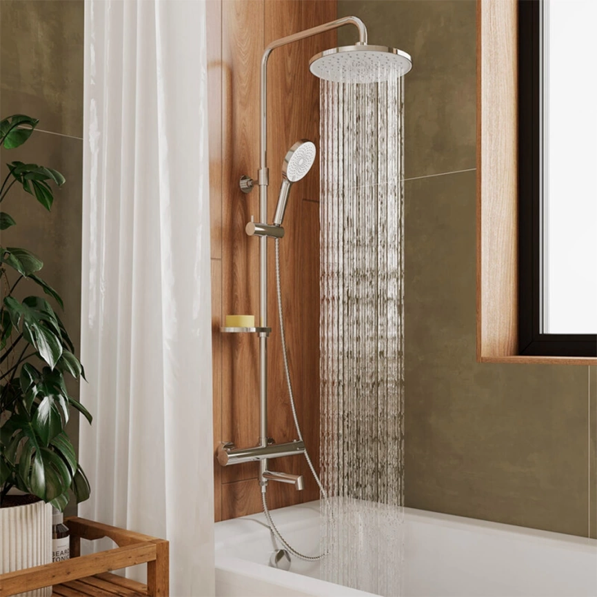 Душевая стойка Milardo Ideal Spa ILSSBTHM06 с термостатом хром - фото 2