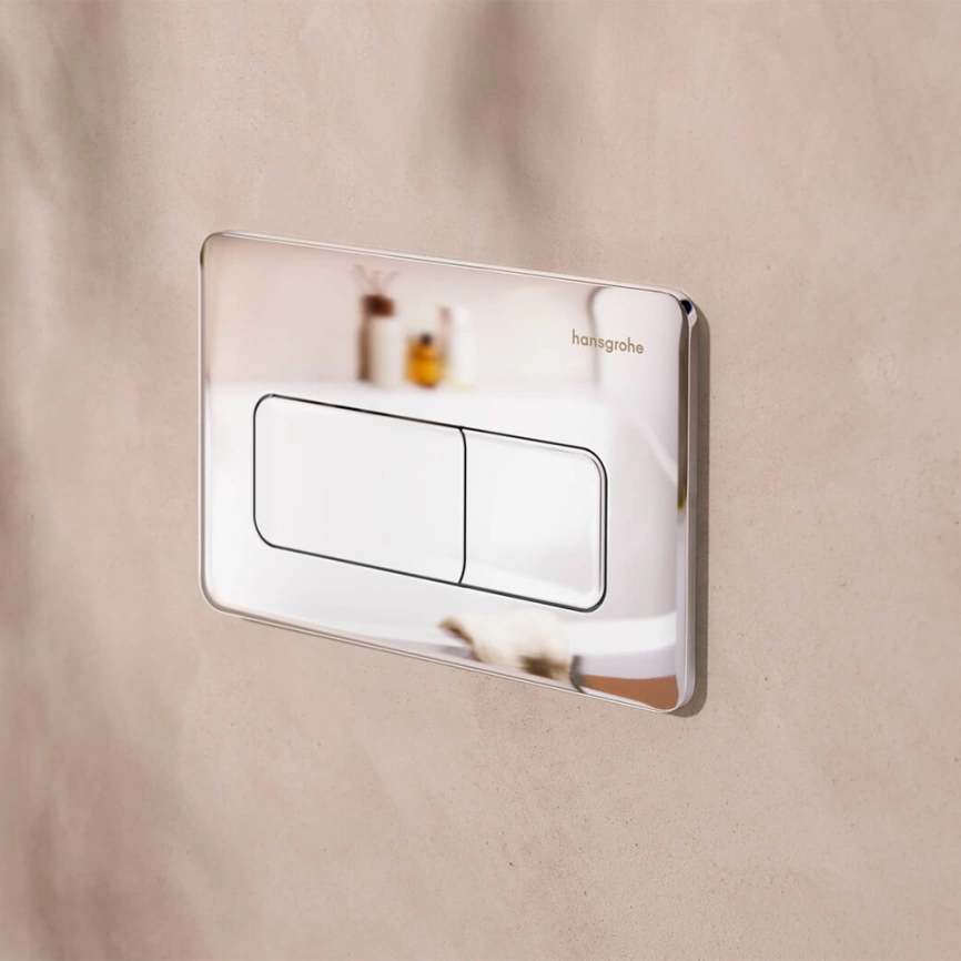 Кнопка смыва для инсталляции Hansgrohe iFrame Original Q 66001000 хром - фото 2