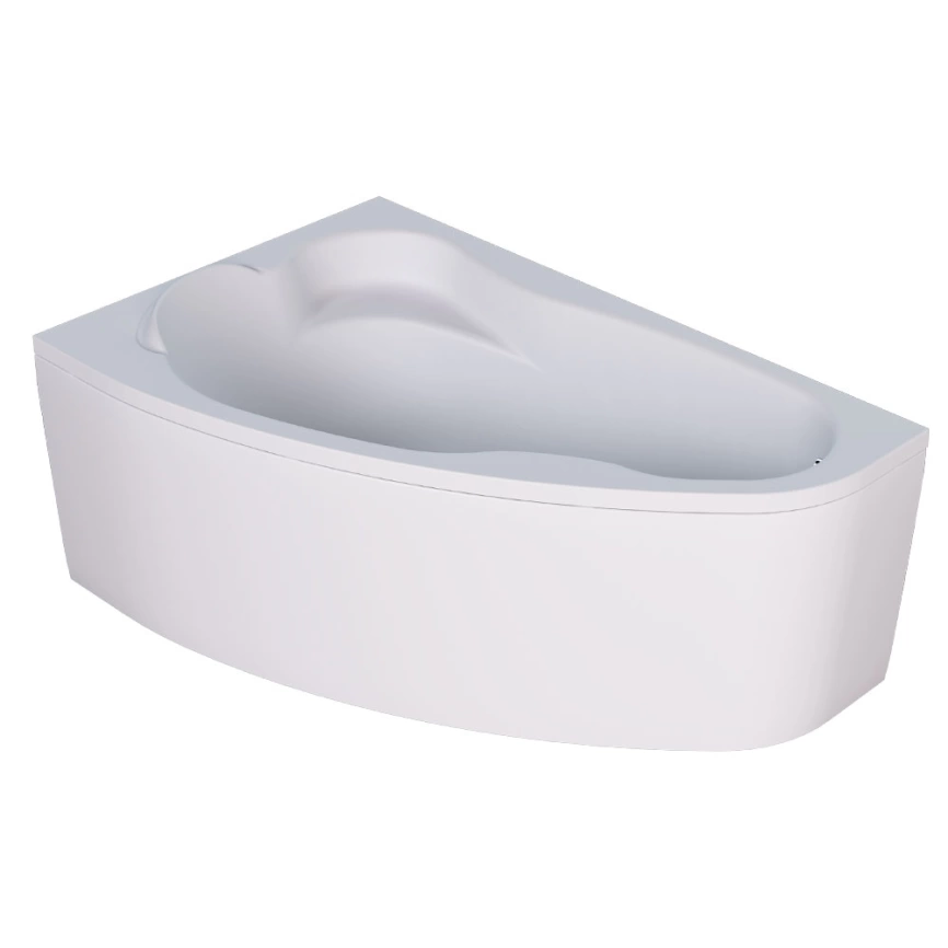 Ванна акриловая Marka One Lil 140x90 L, асимметричная с каркасом, левая - фото 2