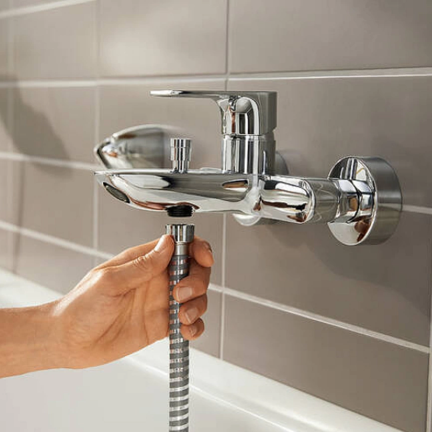 Смеситель для ванны Hansgrohe Rebris E 72450000, хром - фото 3