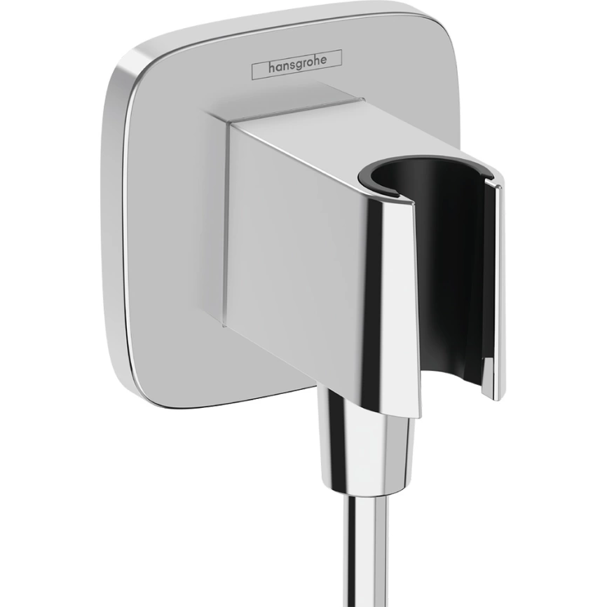 Шланговое подключение Hansgrohe FixFit Q 26887000 с держателем хром