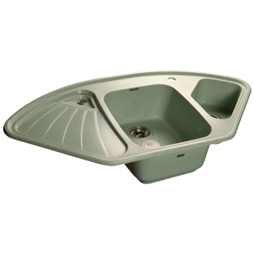 Мойка кухонная GranFest Corner GF-C1040E зеленая