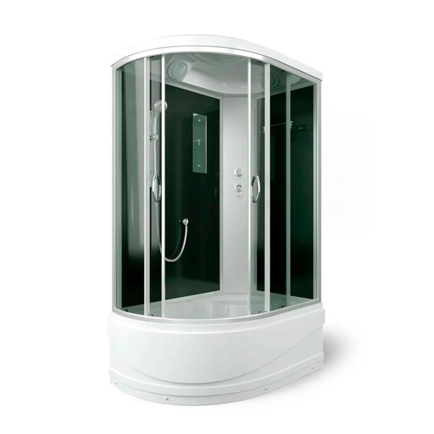 Душевая кабина 120x80 Erlit ER3512TPR-C4-RUS правая тонированное стекло с высоким поддоном