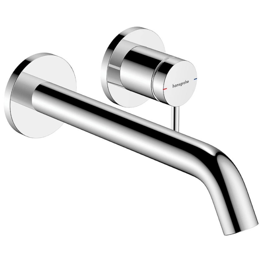 Смеситель для раковины Hansgrohe Tecturis S 73351000 настенный, хром