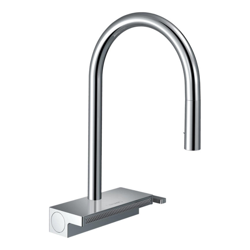 Смеситель для кухни Hansgrohe Aquno Select M81 73837000 с вытяжным душем