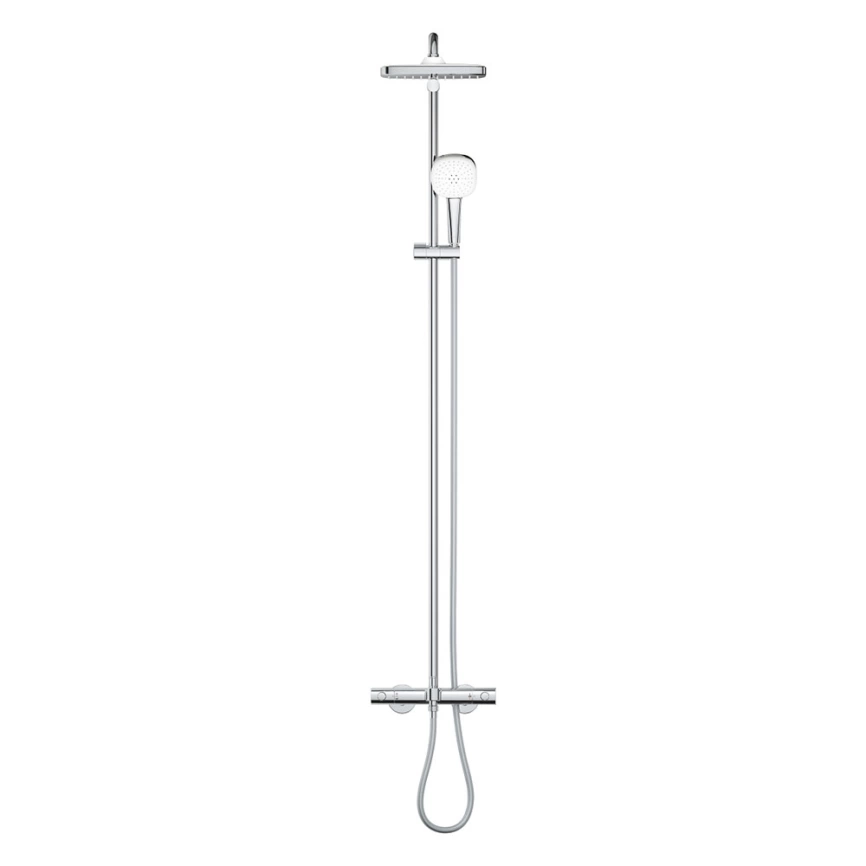 Душевая стойка Grohe Tempesta Cosmopolitan System 250 Cube 26691001 с термостатом хром - фото 2