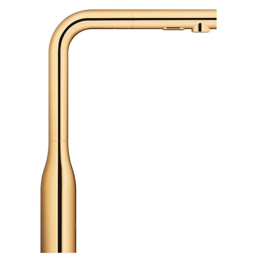 Смеситель для кухни Grohe Essence 30504GL0 с вытяжным изливом золото - фото 1
