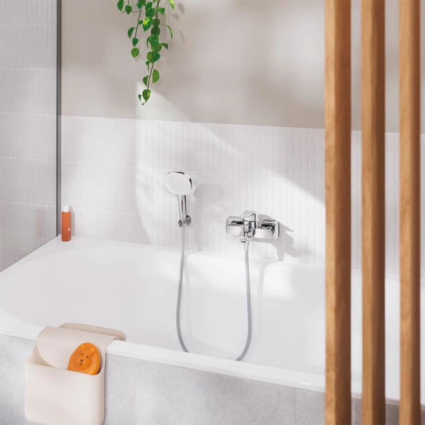 Смеситель для ванны Grohe Cubeo 1018130000, хром - фото 4