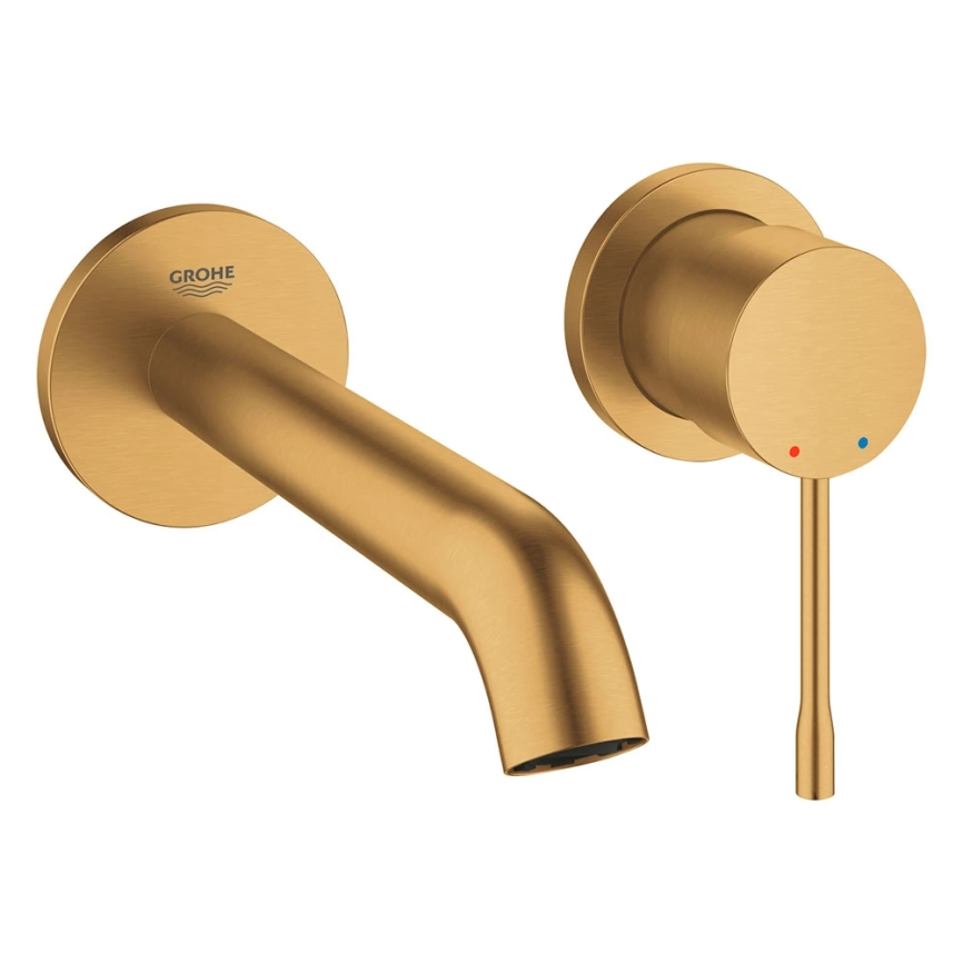 Смеситель для раковины Grohe Essence 19408GN1, золотой