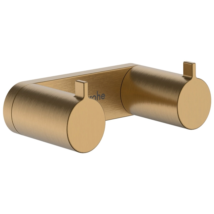 Крючок для ванной двойной Hansgrohe AddStoris S 41785140 бронза