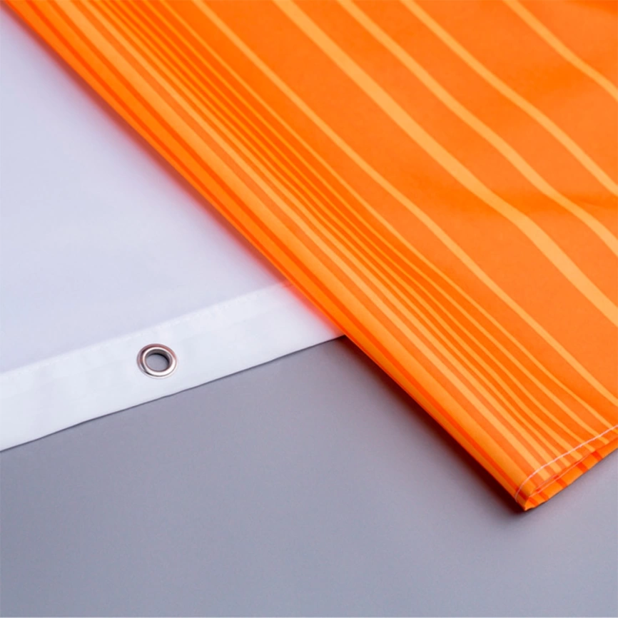 Штора для ванной 200x200 Iddis Orange Horizon 300P20RI11 оранжевая - фото 3