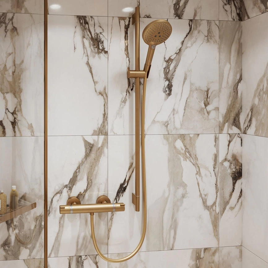 Душевая штанга Hansgrohe Unica S Puro 28632140 бронза - фото 2