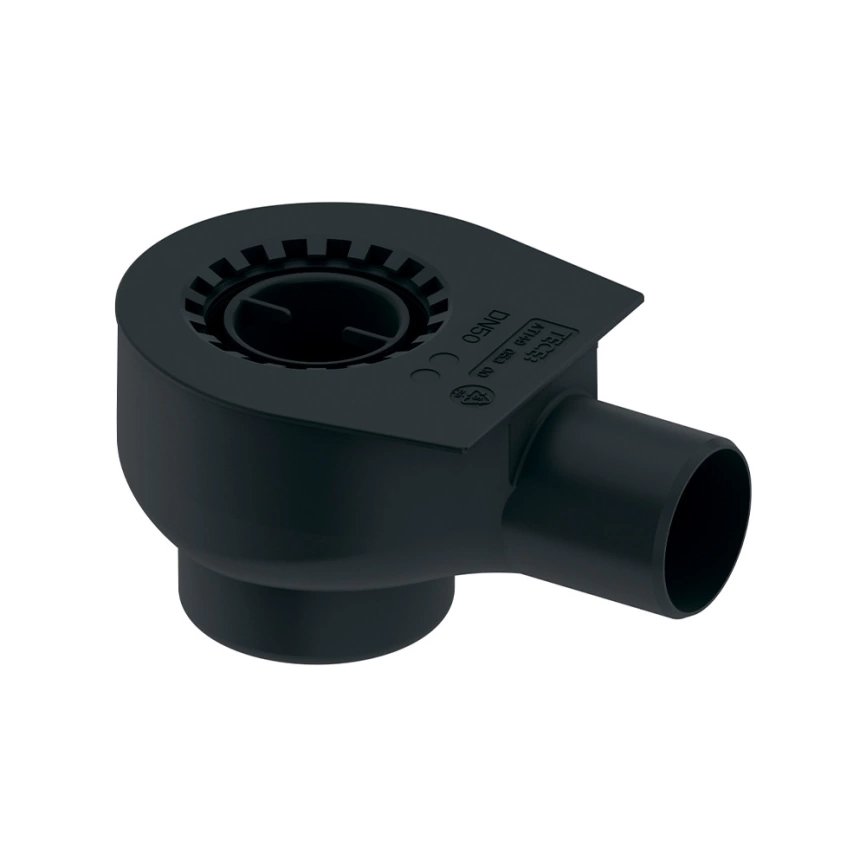 Сифон для душевого лотка Tece drainline 650001 горизонтальный DN 50, боковой слив