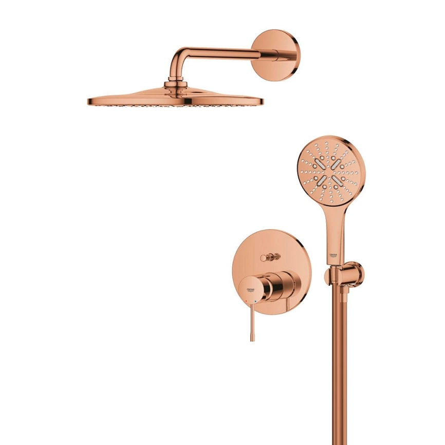 Душевой комплект Grohe Essence 25287DA0 бронза - фото 3