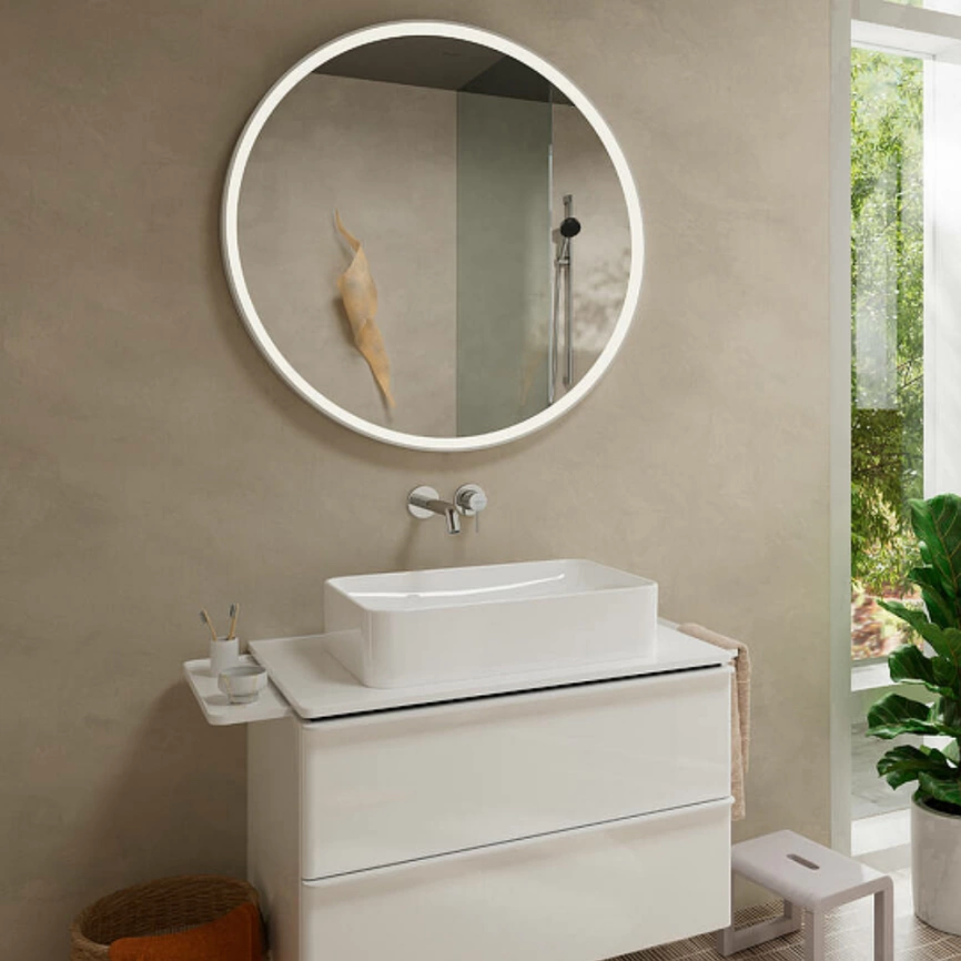 Смеситель для раковины Hansgrohe Tecturis S 73351000 настенный, хром - фото 1