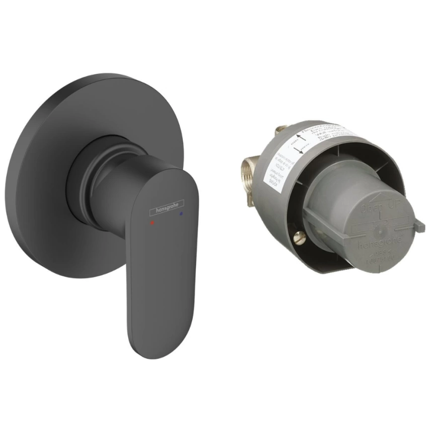 Смеситель для душа Hansgrohe Vernis Blend 71663670, черный - фото 1