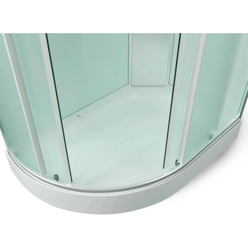 Душевая кабина 120x80 Erlit ER3512PR-C3-RUS правая матовое стекло с низким поддоном - фото 2