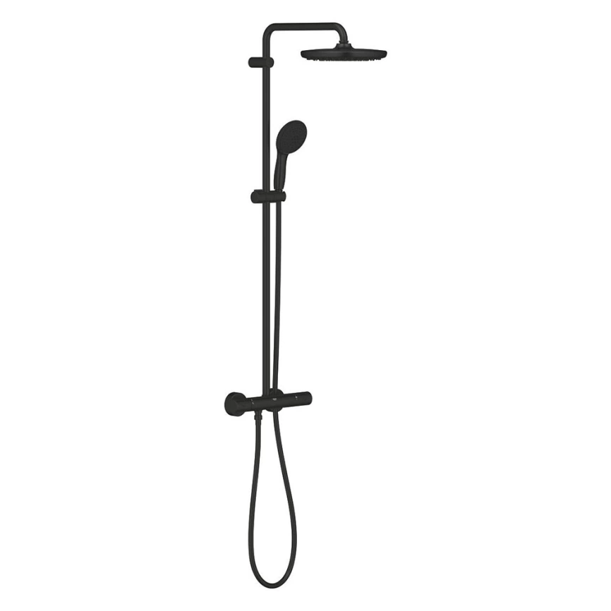 Душевая стойка Grohe Tempesta System 250 266702431 с термостатом черная