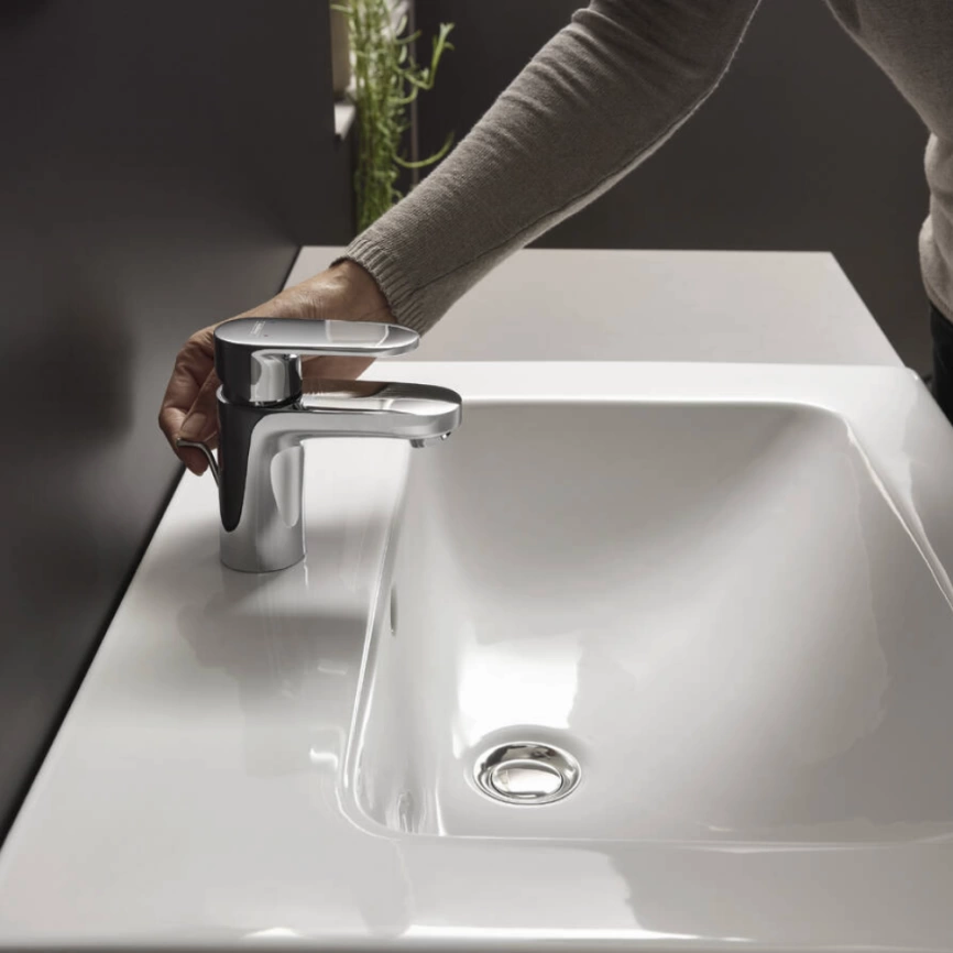 Смеситель для раковины Hansgrohe Vernis Blend 71550000, хром - фото 2
