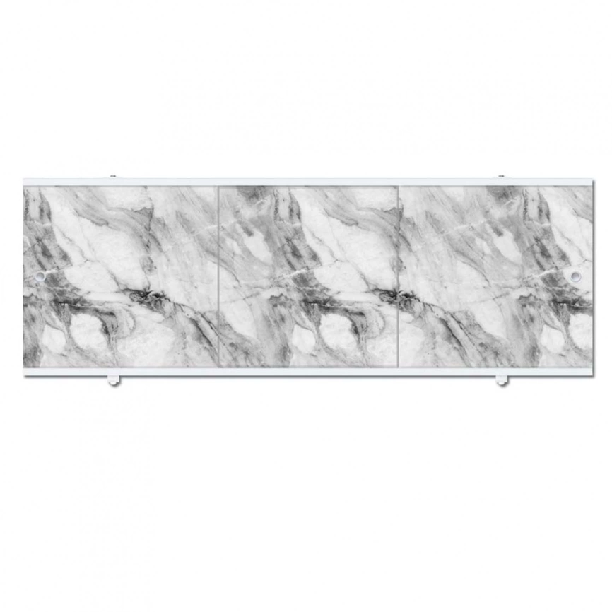 Экран под ванну раздвижной Метакам Премиум-А 1,68 серый мрамор серый мрамор