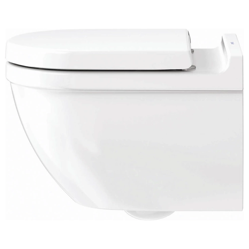 Унитаз подвесной Duravit Starck 3, 45270900A1 безободковый с сиденьем - фото 4