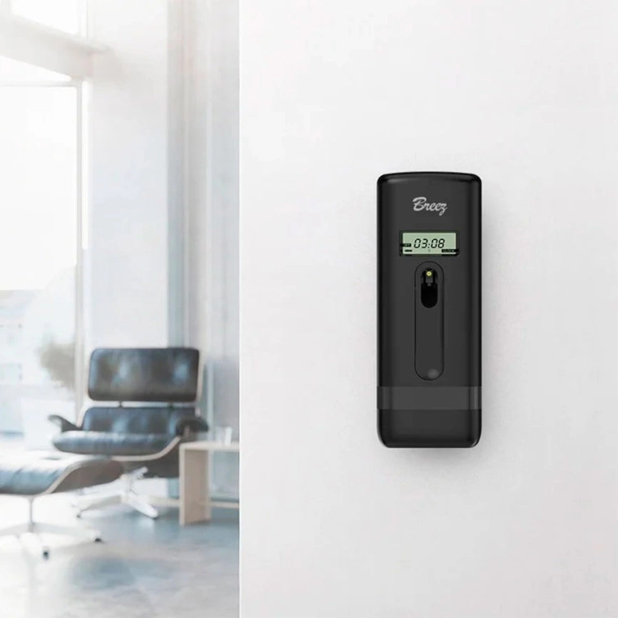 Диспенсер для освежителя воздуха Breez s-332 автоматический черный - фото 3