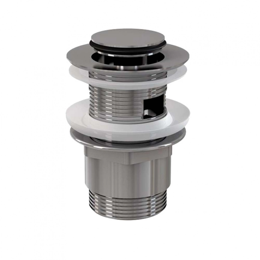 Донный клапан для раковины Alcaplast A39, click-clak с малой крышкой, хром