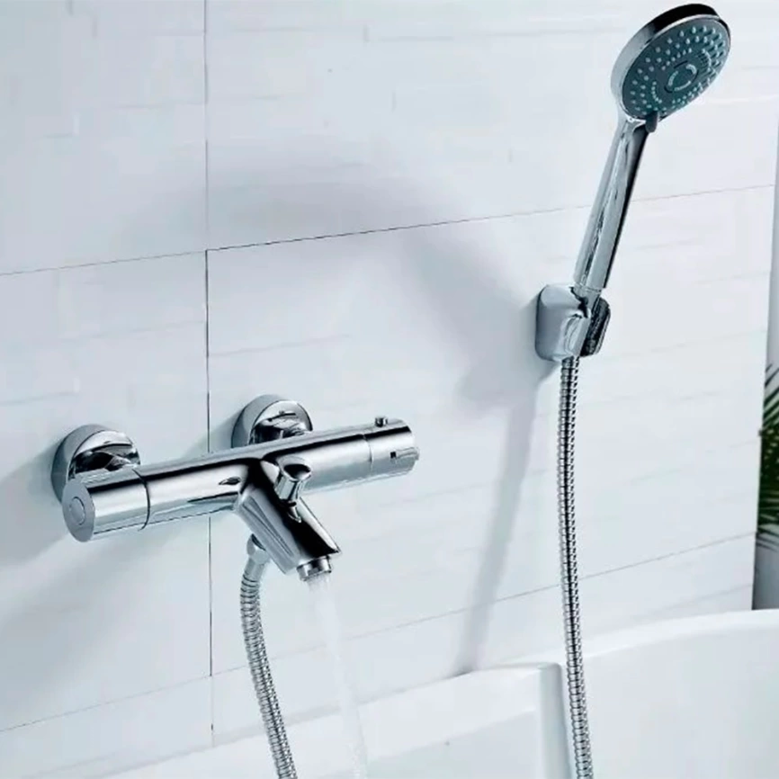 Смеситель для ванны с термостатом Haiba HB60809 хром - фото 1