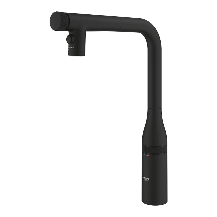 Смеситель для кухни Grohe Essence SmartControl 31892KF0 черный - фото 3