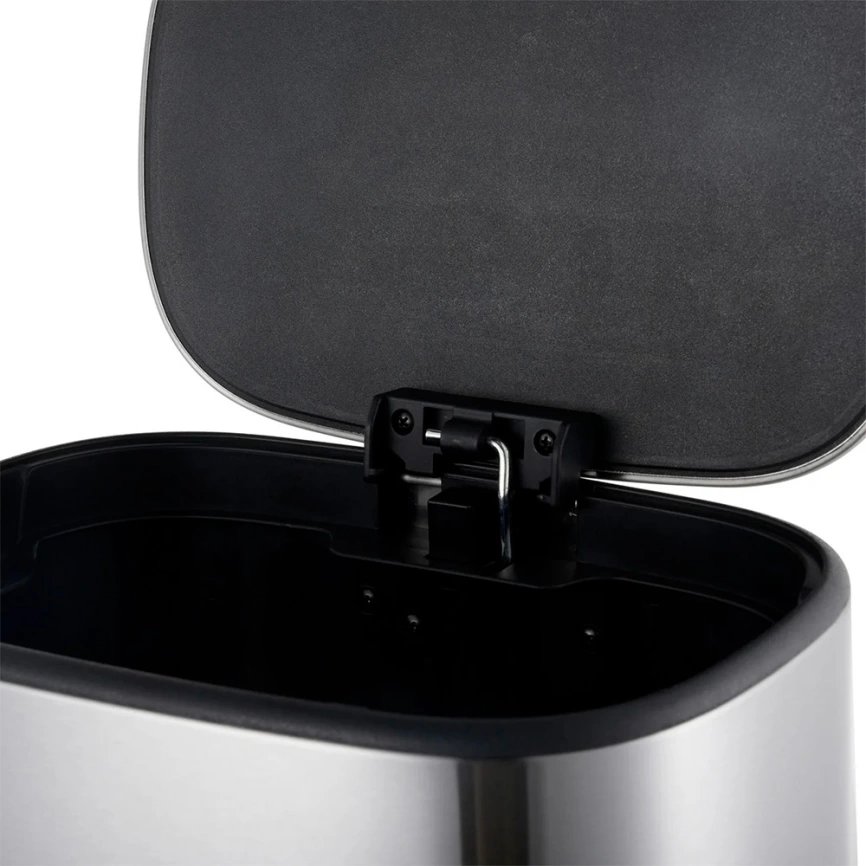 Урна для мусора Breez WB-1012 стальная c крышкой на 12 литров - фото 6