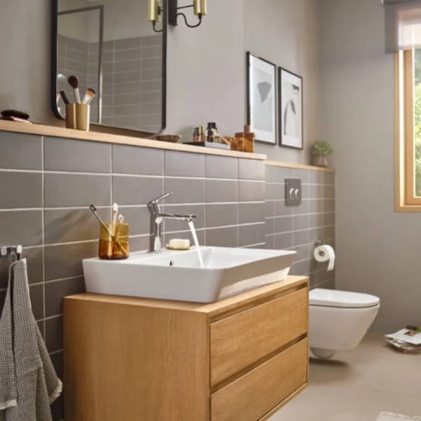 Смеситель для раковины Hansgrohe Rebris E 72557000, хром - фото 4