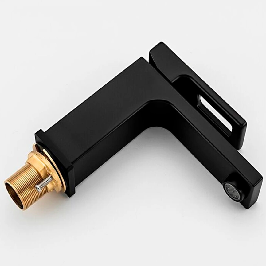 Смеситель для раковины Hans H11.1003 черный - фото 2